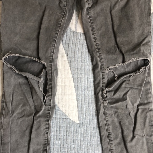 J Brand Grey Distressed Jeans - Picture 3 of 5